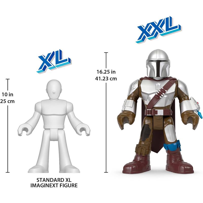 Fisher Price - Imaginext Star Wars Toy The Mandalorian XXL Figure, 16+ Inch Tall Image 5