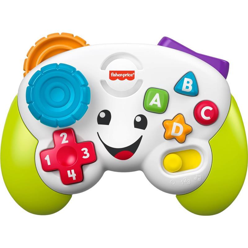 Fisher Price - Laugh & Learn Baby Electronic Toy, Game & Learn Controller Pretend Video Game Sound and Light Image 1