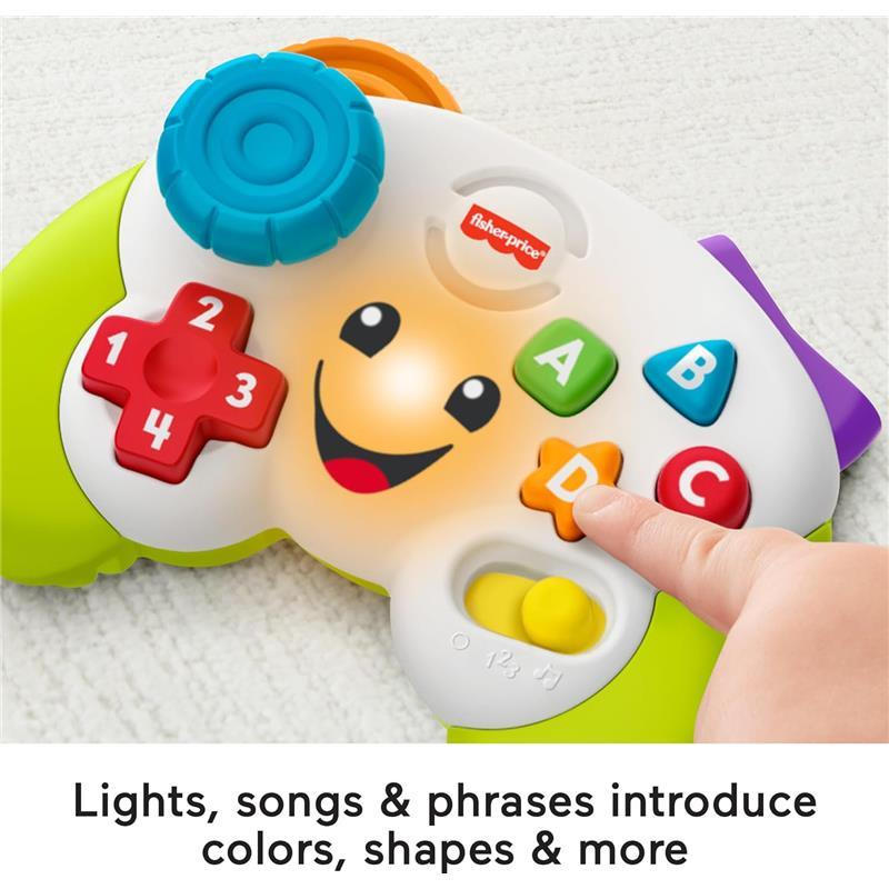 Fisher Price - Laugh & Learn Baby Electronic Toy, Game & Learn Controller Pretend Video Game Sound and Light Image 3