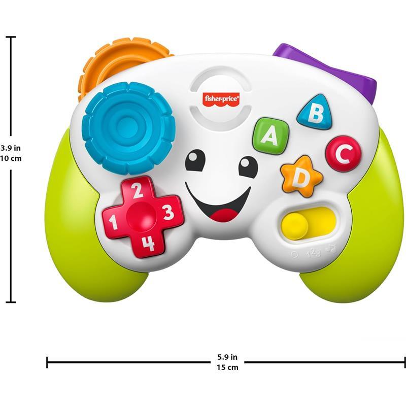 Fisher Price - Laugh & Learn Baby Electronic Toy, Game & Learn Controller Pretend Video Game Sound and Light Image 5