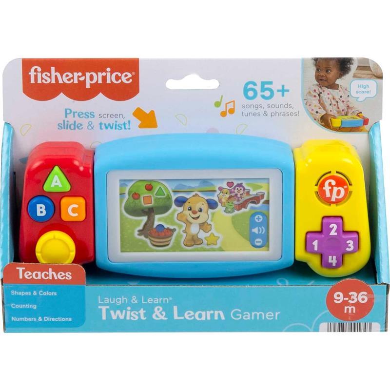 Fisher Price - Laugh & Learn Baby & Toddler Toy Twist & Learn Gamer Pretend Video Game With Lights & Music Image 6