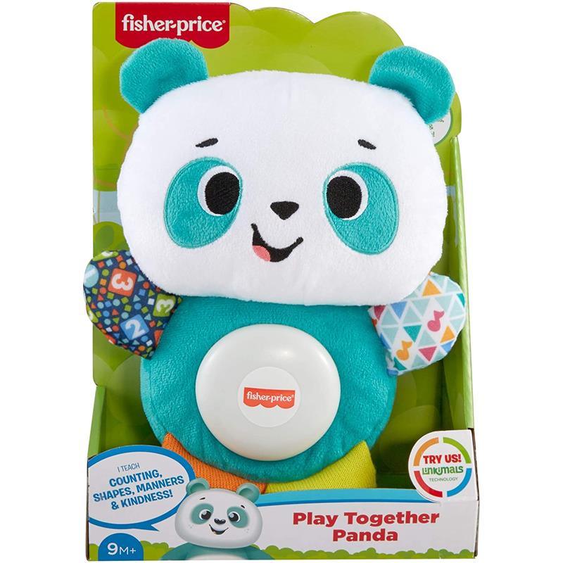 Fisher Price - Linkimals Play Together Panda, Musical Learning Plush Toy for Babies and Toddlers Image 2