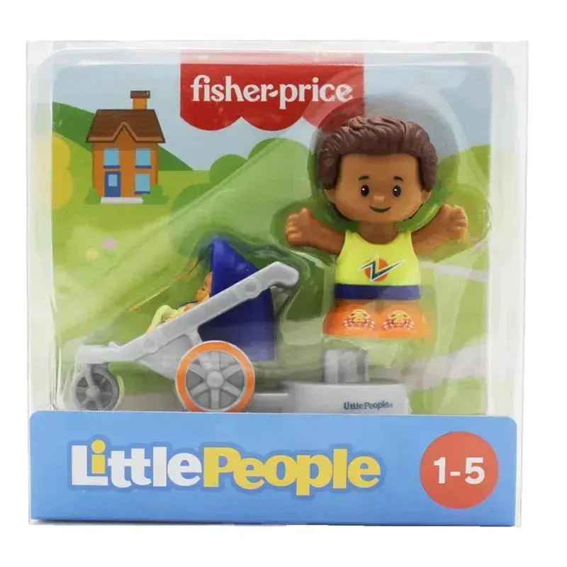 Fisher-Price - Little People, Dad And Stroller Set Image 5