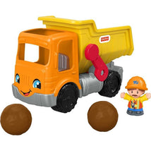 Fisher Price - Little People Toddler Construction Toy Work Together Dump Truck with Music Sounds Image 1