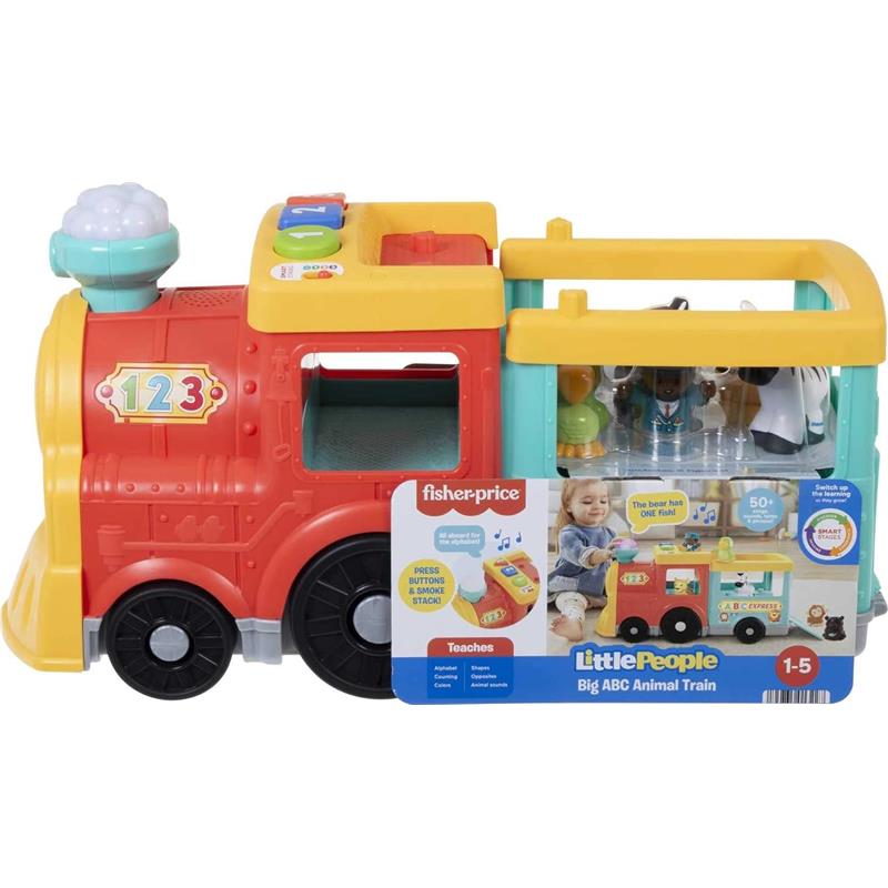 Fisher Price - Little People Toddler Learning Toy Big ABC Animal Train Image 2