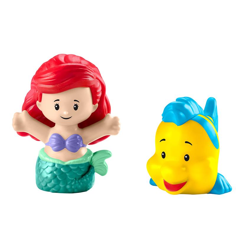 Fisher Price - Little People Toddler Toy Disney Princess Ariel's Light-Up Sea Carriage Musical Vehicle Image 5
