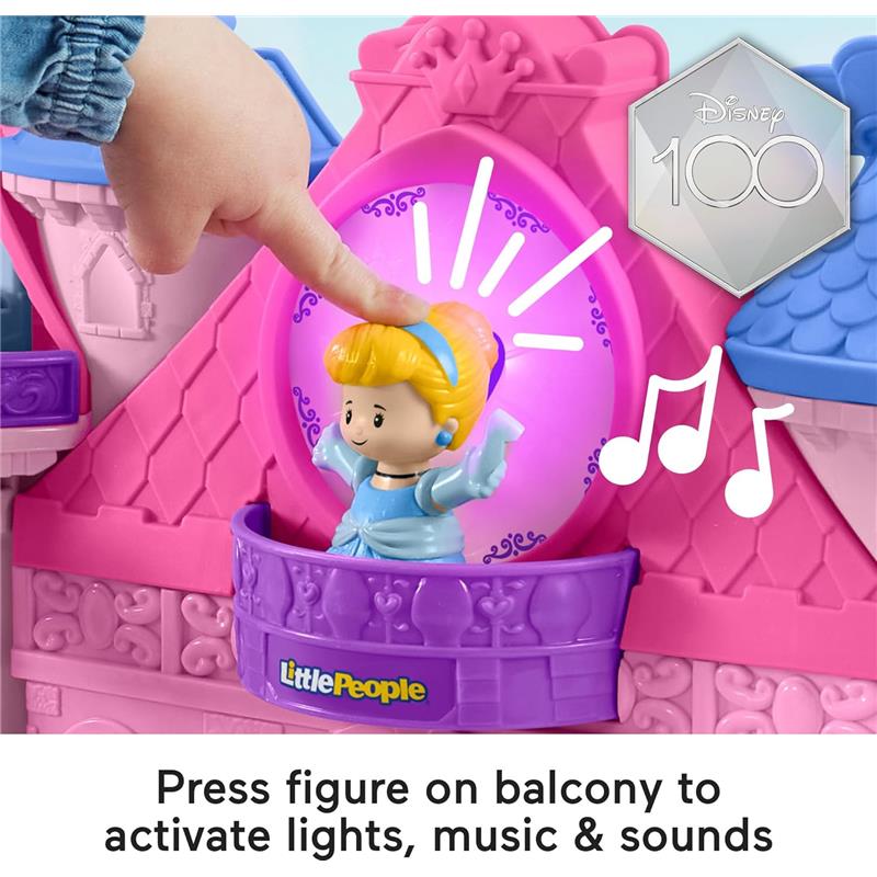 Fisher Price - Little People Toddler Toy Disney Princess Magical Lights & Dancing Castle  Image 4