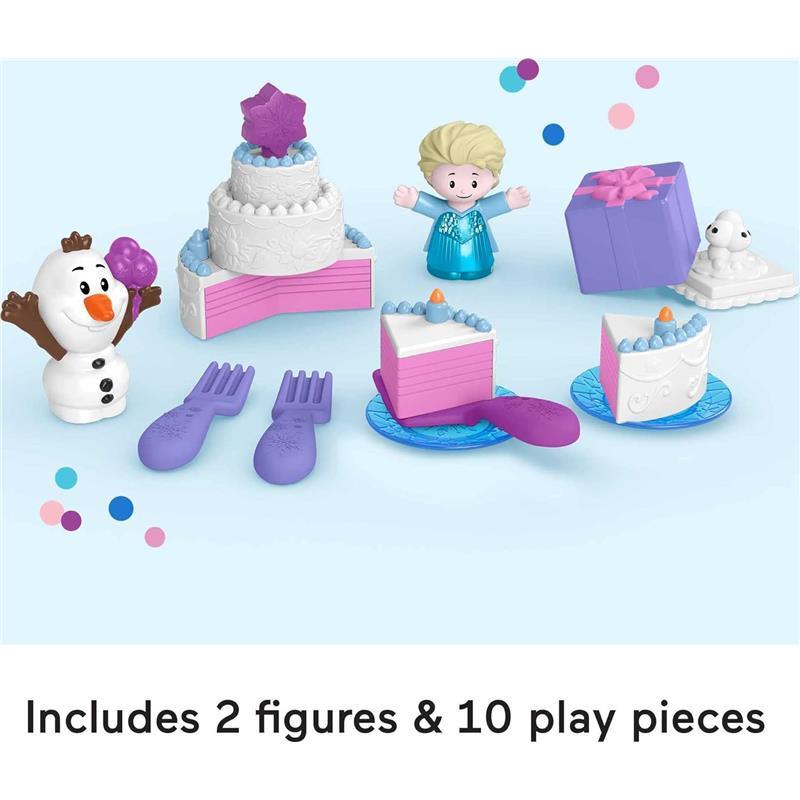 Fisher Price - Little People Toddler Toys Disney Frozen Elsa & Olaf’s Party 12-Piece Playset Image 5