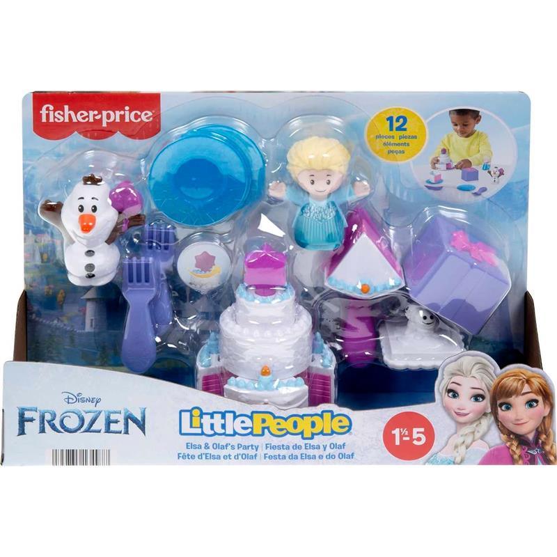 Fisher Price - Little People Toddler Toys Disney Frozen Elsa & Olaf’s Party 12-Piece Playset Image 6