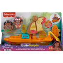 Fisher Price - Little People Toddler Toys Disney Princess Moana & Maui’s Canoe Sail Boat with 2 Figures Image 6