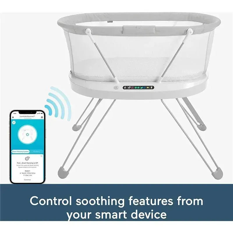Fisher-Price - Baby Bedside Sleeper Luminate Bassinet with Sound Detection Image 3
