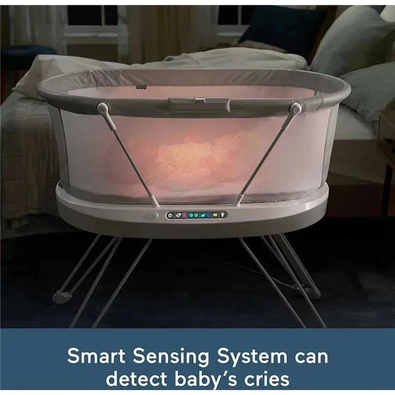 Fisher-Price - Baby Bedside Sleeper Luminate Bassinet with Sound Detection Image 4