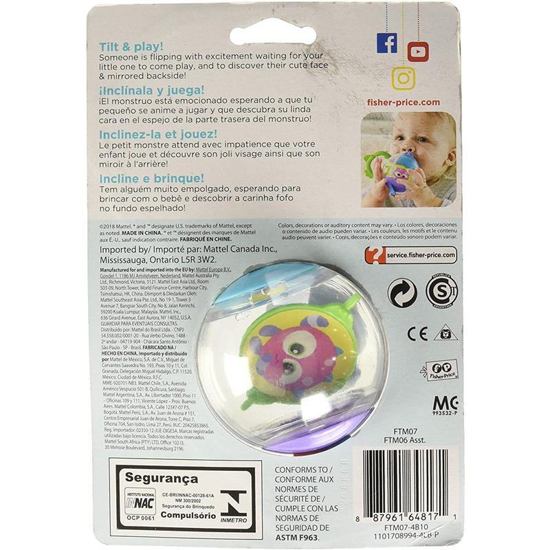 Fisher-Price Monster Flutter Ball, Green Image 7