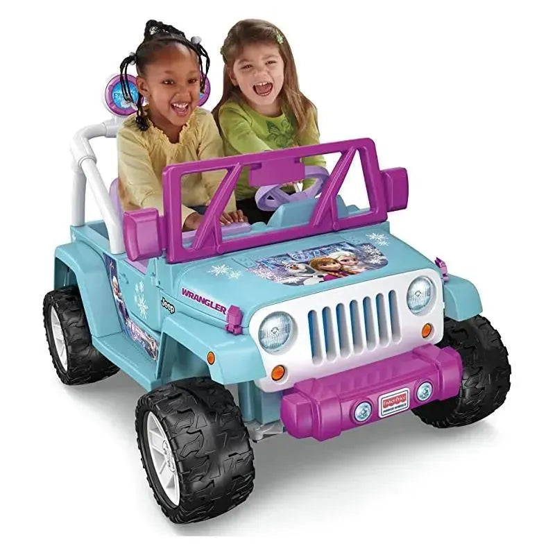 Fisher Price Power Wheels Disney Frozen Jeep Wrangler 12V Image 3