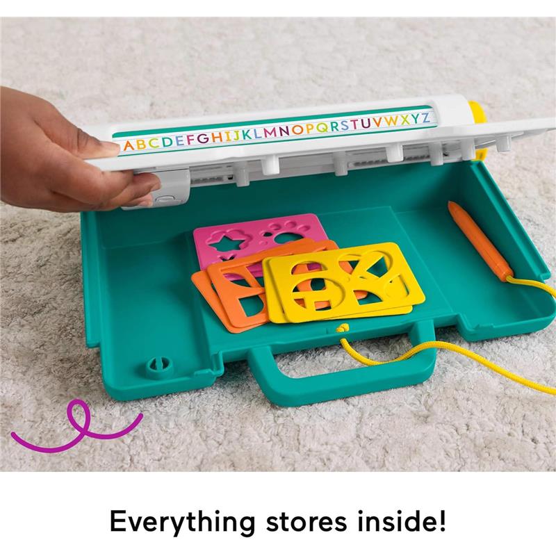 Fisher Price - Preschool Toy Learn & Doodle Desk Mess-Free Writing & Drawing Tablet Image 2