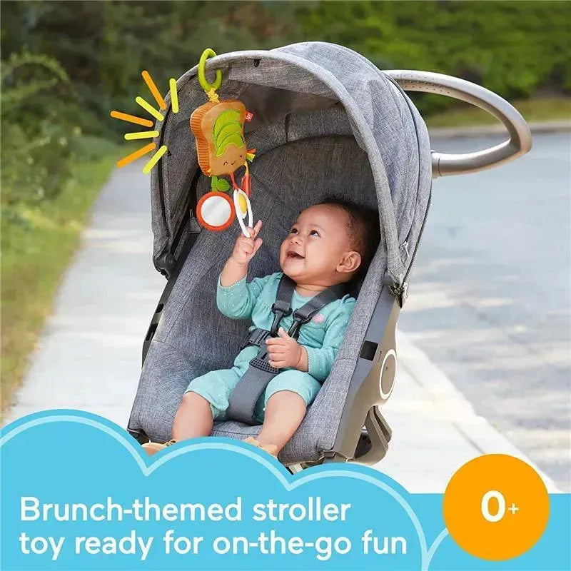 Fisher Price - Pretend Food Brunch & Go Stroller Toy Image 2