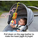 Fisher Price - Pretend Food Brunch & Go Stroller Toy Image 3