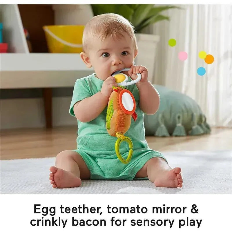 Fisher Price - Pretend Food Brunch & Go Stroller Toy Image 4