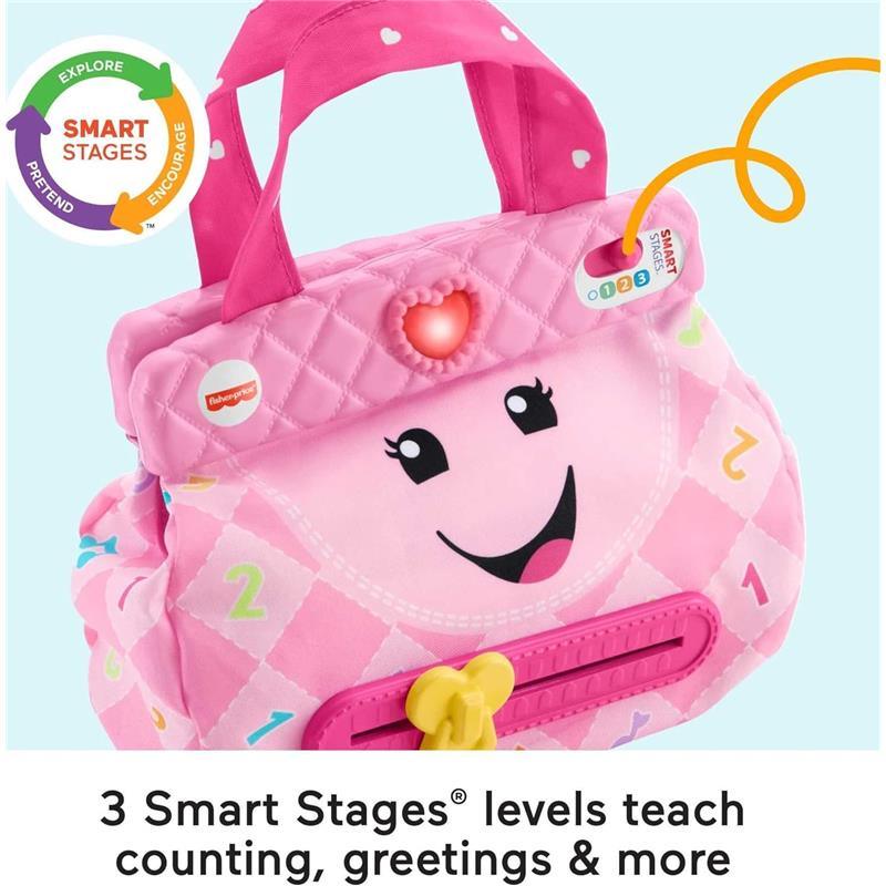 Fisher Price - Smart Purse Learning Toy with Lights Music Image 3