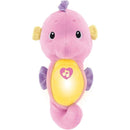 Fisher-Price Soothe and Glow Seahorse, Baby Girl Plush Musical Toy, Pink Image 1