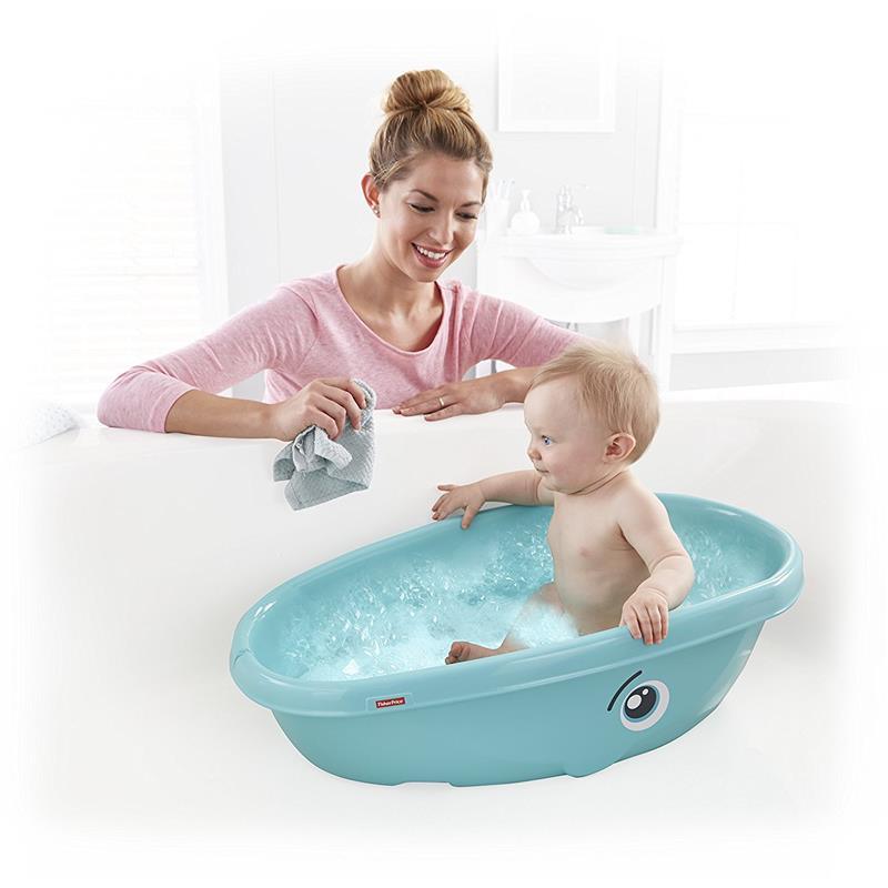Fisher-Price Whale of a Tub Bathtub, Blue Image 4