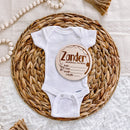 Custom Birth Announcement Stat Disc - Brody Fishing