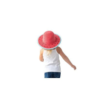 Flap Jack Kids Straw Hat-Watermelon Image 2