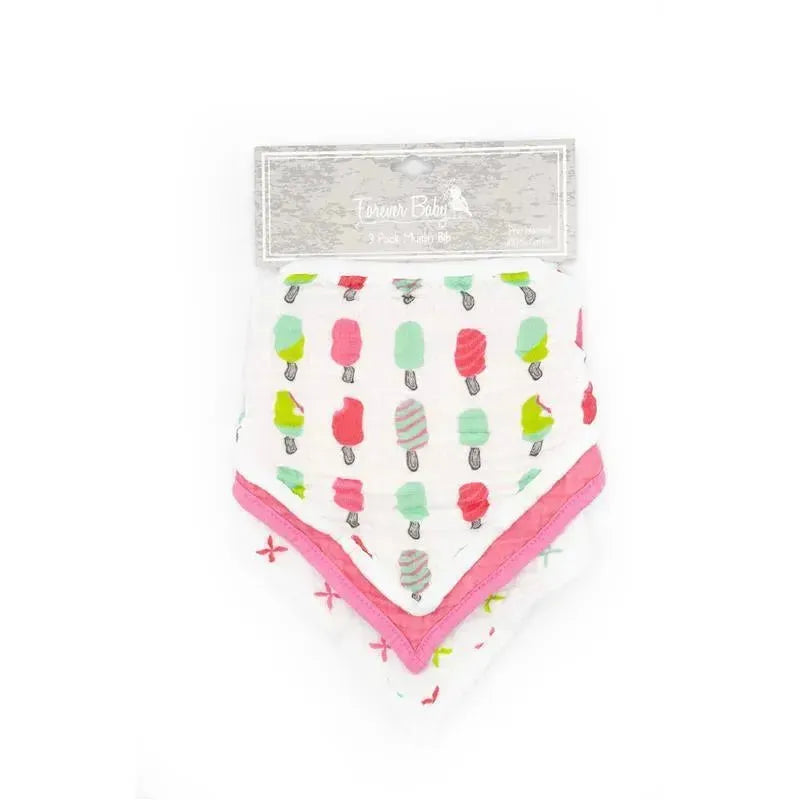 Forever Baby Muslin Bib Ice Cream  Image 1