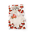  Forever Baby Muslin Blanket Firetrucks Puppy  Image 1