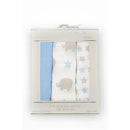 Forever Baby Muslin Swaddle Blankets Blue Image 1