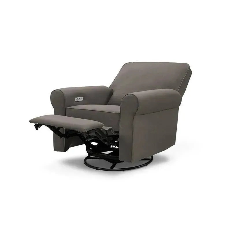 Franklin & Ben Monroe Glider, Stone Grey Linen Image 11
