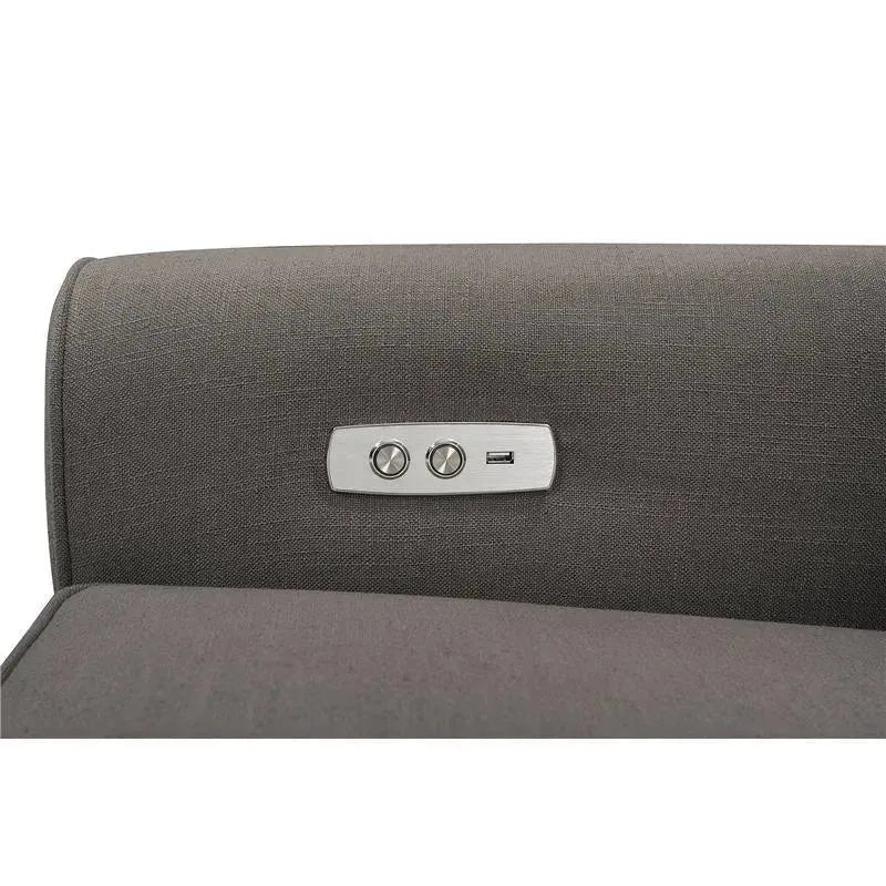 Franklin & Ben Monroe Glider, Stone Grey Linen Image 7
