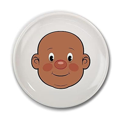 Fred & Friends - Food Face Dinner Plate Ceramic Activity Image 1