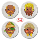 Fred & Friends - Food Face Dinner Plate Ceramic Activity Image 2