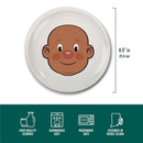 Fred & Friends - Food Face Dinner Plate Ceramic Activity Image 3