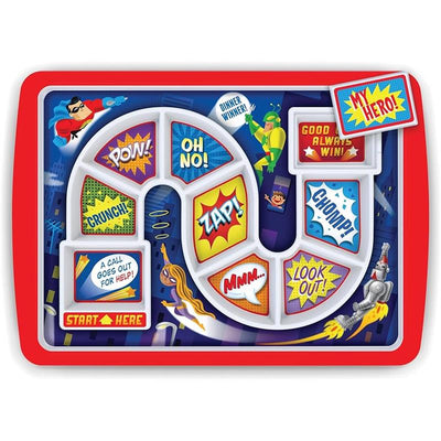 Fred & Friends - Kids Tray/Plate Dinner Winner, Superhero Image 1