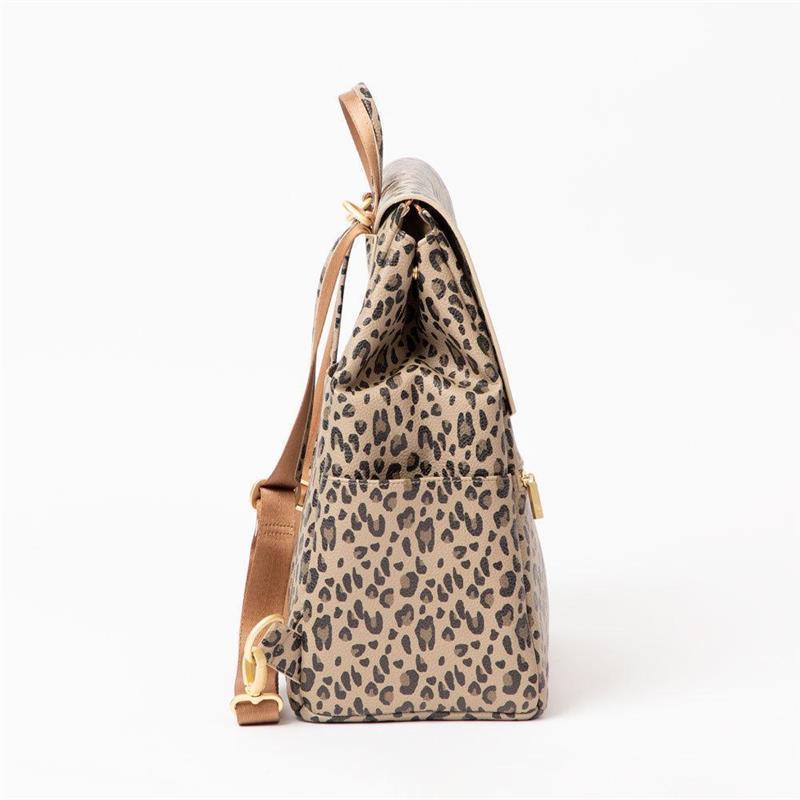 Freshly Picked - Convertible Classic Diaper Bag Backpack - Leopard Image 4