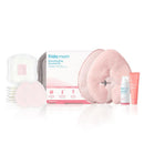 Frida Mom 13Pk Breastfeeding Survival Kit with nursing pads, nipple cream, gel pads, and cleansing wipes in a box.