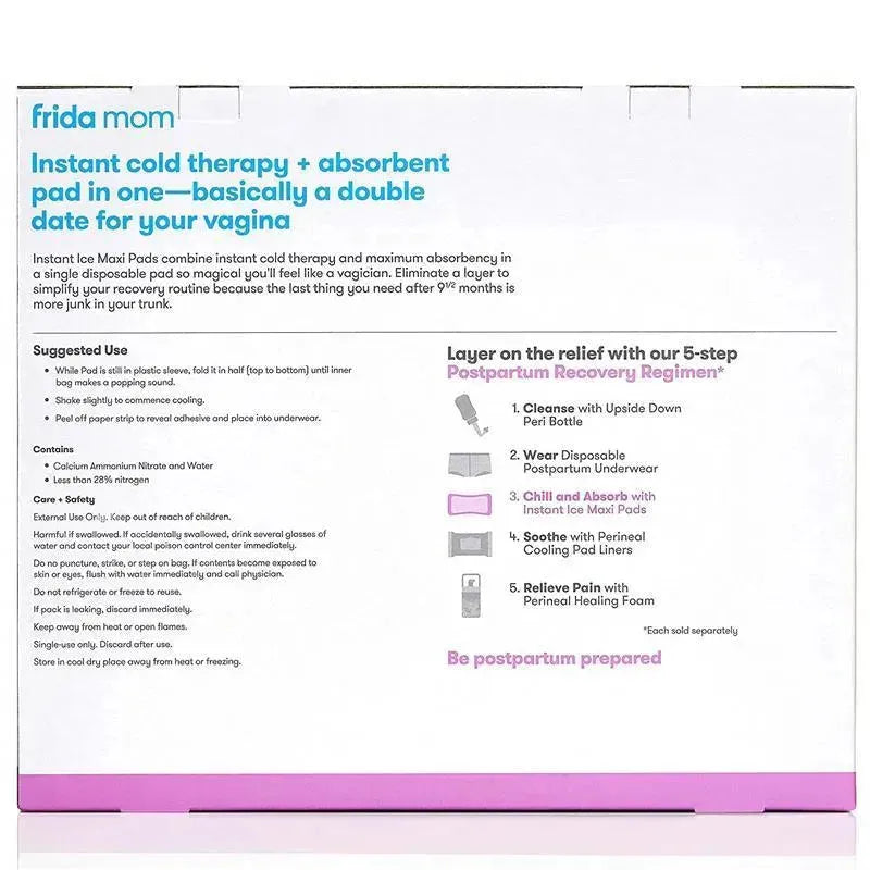 Frida Mom - Postpartum Absorbent Perineal Ice Maxi Pads Image 8