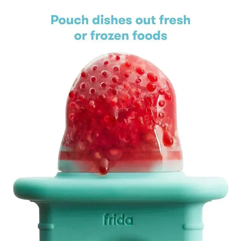 Fridababy - Push Pop Feeder, Baby Fruit Feeder, 3 Count, Teal Image 5