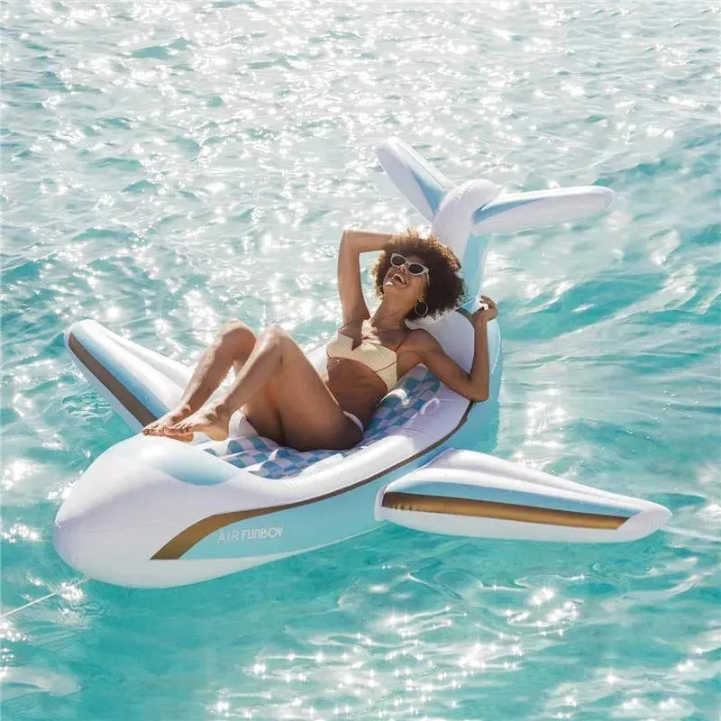 Funboy - Giant Inflatable Luxury Private Jet Airplane Pool Float Image 3