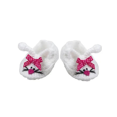 Ganz Bunny Booties, White, 1-Pair Image 1