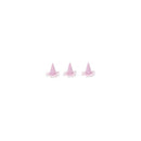 Ganz Pink and White Polka Dotted Light up Birthday Hat Barrette - Set of 3 Image 4
