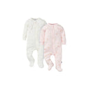 Gerber 2Pk Baby 2-Way Zip Textured Sleep 'N Play, Ponies Image 1