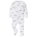 Gerber 2Pk Baby 2-Way Zip Thermal Footed Sleep 'N Play, Airplanes Image 2