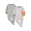 Gerber - 2Pk Baby Boy Sleep N' Play Hedgehog Image 1