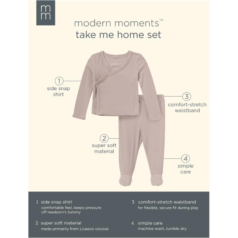 Gerber 2Pk Baby Boys Blue Take Me Home Set Image 4