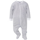 Gerber 2Pk Baby Neutral Ivory French Breakfast Bodysuits Image 2