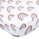 Gerber 2Pk Baby Unisex Knit Crib Sheet, Boho Rainbow, One Size Image 3