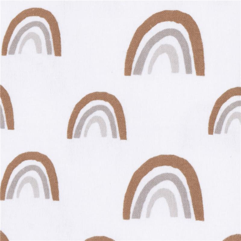 Gerber 2Pk Baby Unisex Knit Crib Sheet, Boho Rainbow, One Size Image 5